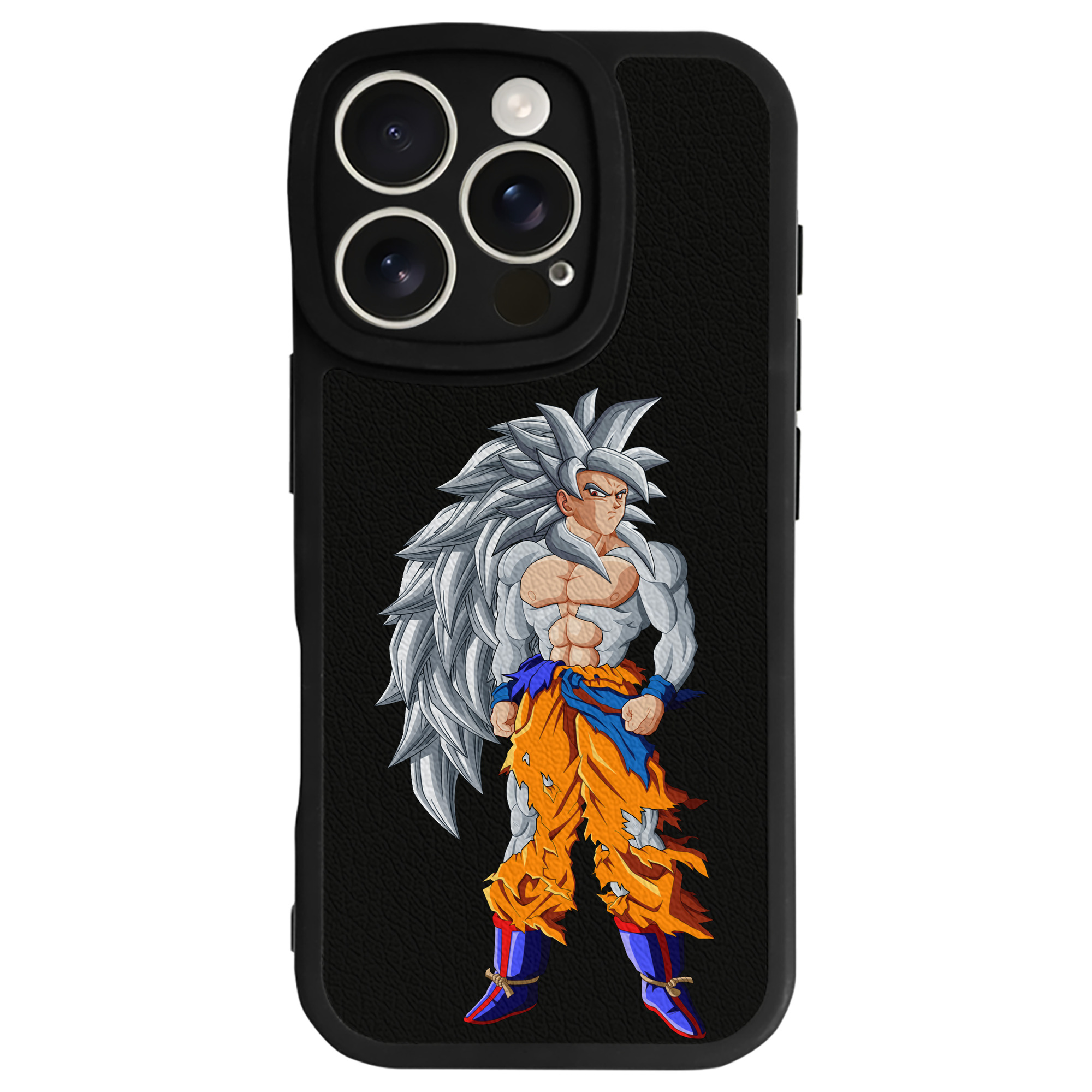 （画像用） ドラゴンボール 孫悟空（そん ごくう）Son Goku カカロット DRAGON BALL Kakarotto 【iPhone 16シリーズ対応】シリコンスマホケース（レザー調） 材質：シリコン